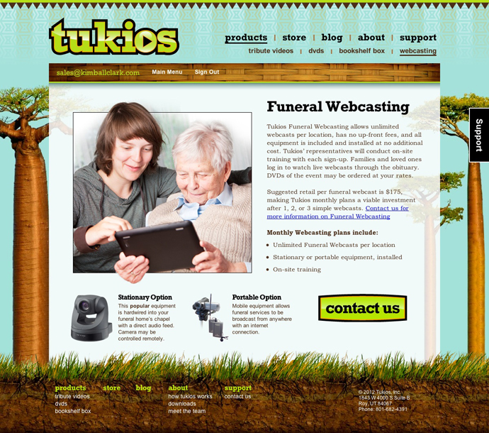 Tukios UI Screenshot