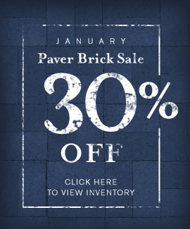 May Paver Brick Sale, 30% Off. Click here to view inventory